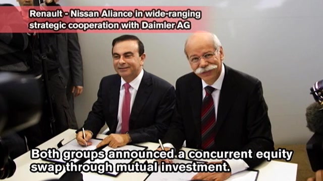 Renault - Nissan Aliance in wide-ranging strategic cooperation with Daimler AG